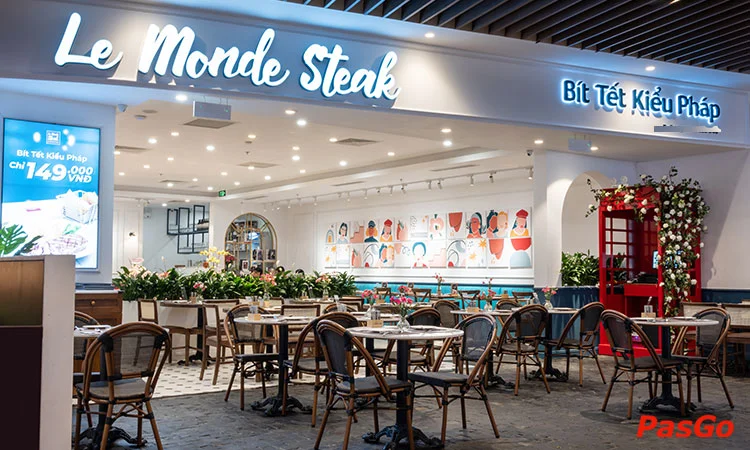 Nhà hàng Le Monde Steak  Aeon Mall Bình Tân Bít tết kiểu Pháp 9