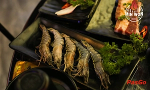 Nhà hàng Min Won BBQ Nguyễn Chánh phục vụ gọi món và buffet Lẩu Nướng Hàn Quốc 6