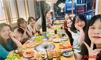 Nhà hàng Rakuen BBQ Bàu Cát ngất ngây với bữa tiệc buffet lẩu nướng 5