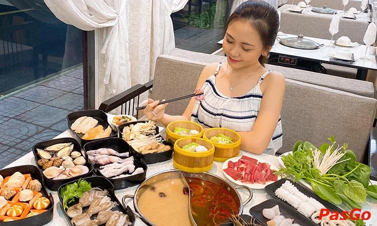 Nhà hàng XieXìe Hotpot Dimum Cộng Hòa Buffet Lẩu Băng Chuyền Trung Hoa 10