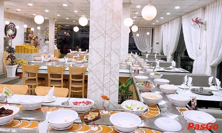 Nhà hàng XieXìe Hotpot Dimum Cộng Hòa Buffet Lẩu Băng Chuyền Trung Hoa 11