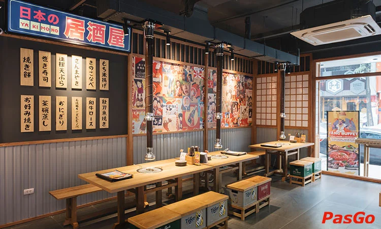 Nhà hàng Yakimono Trung Hòa Buffet nướng lẩu Nhật Bản 11