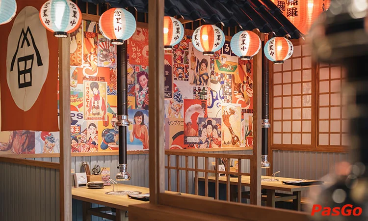 Nhà hàng Yakimono Trung Hòa Buffet nướng lẩu Nhật Bản 12