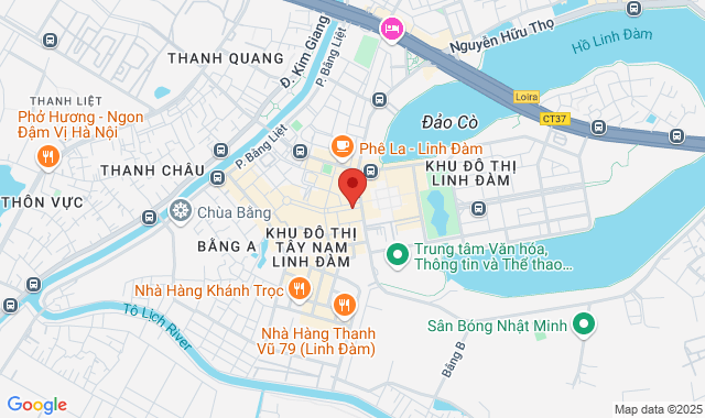 Ô 5, Dãy A, Lô TT3 Dự án Tây Nam hồ Linh Đàm, P. Hoàng Liệt, Q. Hoàng Mai