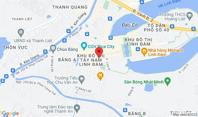 Ô số 10, Dãy C, Lô TT3, KĐT mới Tây Nam Linh Đàm, P. Hoàng Liệt, Q. Hoàng Mai