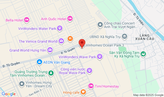 PB19-TV45 Vinhomes Ocean Park 3, Xã Văn Giang, Hưng Yên