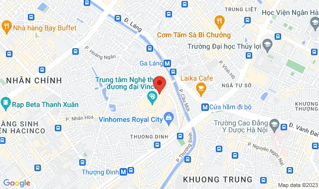 R4-40, Tầng B2, TTTM Royal City, 72A Nguyễn Trãi, Q.Thanh Xuân