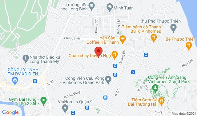 S8.03, Vinhomes Grand Park, đường Nguyễn Xiển, P. Thạch Mỹ, TP. Thủ Đức