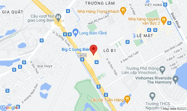 Savico Megamall, Tầng 3, Số 7 - 9 Nguyễn Văn Linh, P. Gia Thụy, Q.Long Biên