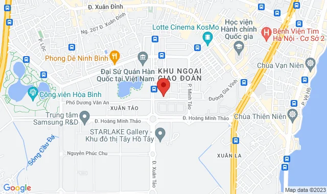 SH02 Tòa N03 T3 , Khu Ngoại Giao Đoàn, P. Xuân Tảo, Q. Bắc Từ Liêm