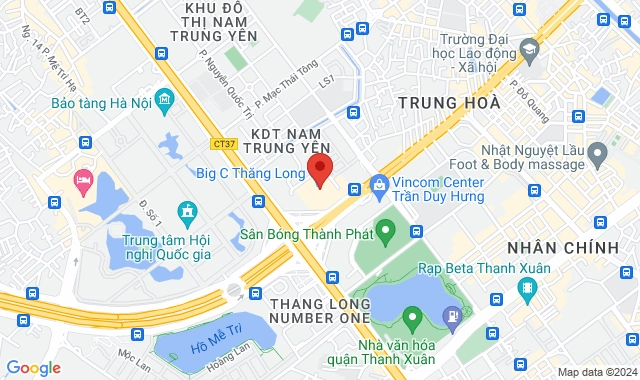 Shop ES 13, TTTM Big C Thăng Long, Số 222 đường Trần Duy Hưng, P. Trung Hòa, Q. Cầu Giấy