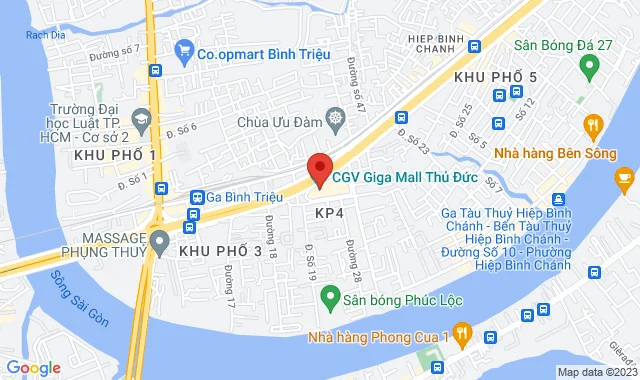 Số 05- 02, 05-03, 05-04 & 05-05, Giga Mall, 240-242 Kha Vạn Cân, P. Hiệp Bình Chánh, Q. Thủ Đức