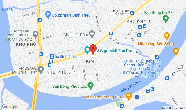 Số 05- 02, 05-03, 05-04 & 05-05, Giga Mall, Số 240-242 Kha Vạn Cân, P. Hiệp Bình Chánh, Q. Thủ Đức