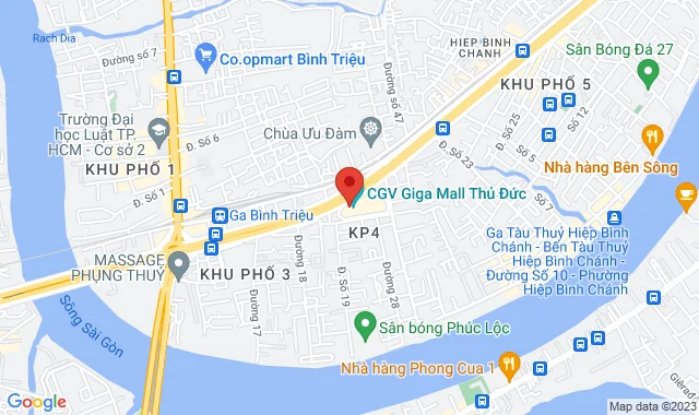 Số 05-10 & 05-11, Giga Mall, Số 240 - 242 Phạm Văn Đồng, P.Hiệp Bình Chánh, Q. Thủ Đức