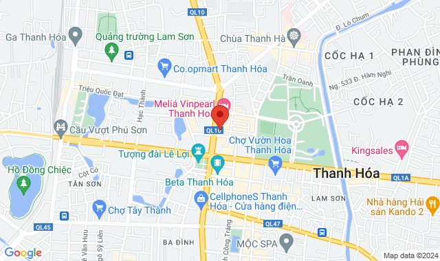 Số 09 Nguyễn Cẩn, Phường Điện Biên, TP. Thanh Hoá (cạnh Vincom)
