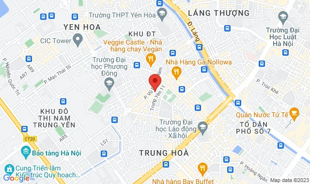 Số 1, Ngõ 60 Vũ Phạm Hàm, P. Yên Hoà, Q. Cầu Giấy