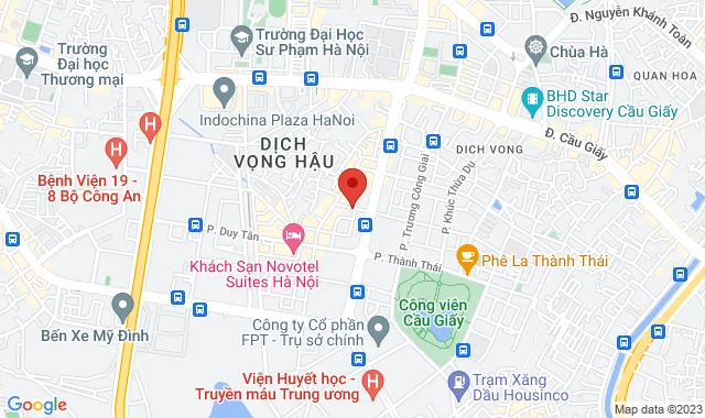 Số 1, Ngõ 84 Trần Thái Tông, Q. Cầu Giấy