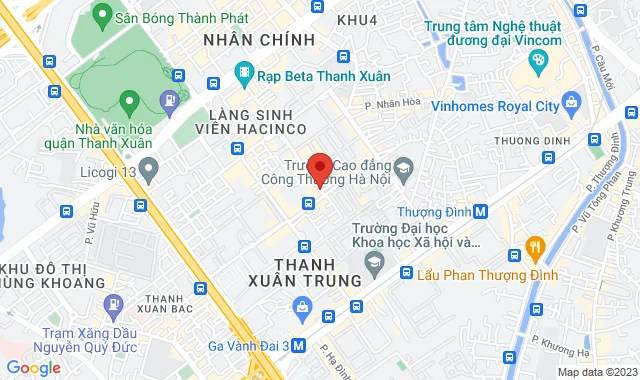 Số 1 đường Lê Văn Thiêm, P. Thanh Xuân Trung, Q. Thanh Xuân