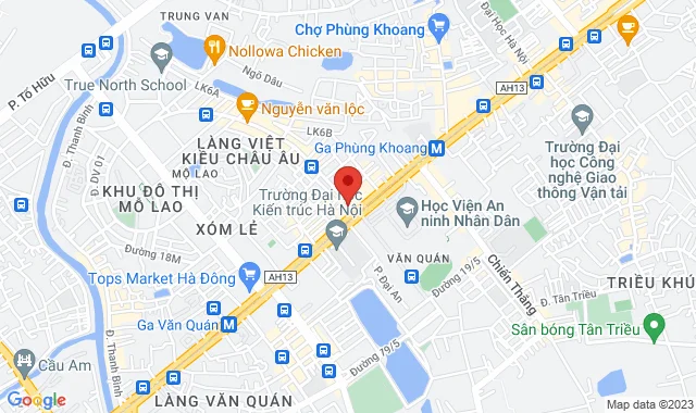 Số 1 Nguyễn Văn Lộc, P. Mộ Lao, Q. Hà Đông