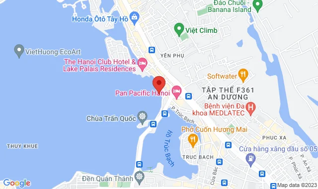 Số 1 Phố Yên Hoa, Đường Thanh Niên, P. Yên Phụ, Q. Tây Hồ