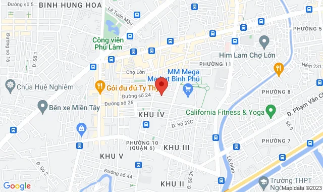Số 10 - 12 Đường số 24, P. 11, Q. 6