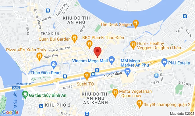 Số 10 đường Trần Ngọc Diện, P. Thảo Điền, Tp. Thủ Đức