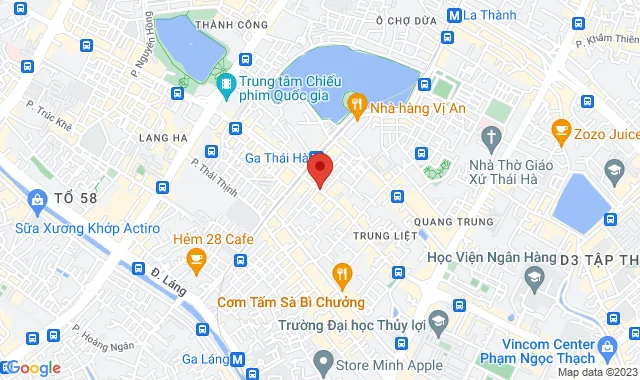 Số 10 ngõ 121 Thái Hà, P. Trung Liệt, Q. Đống Đa