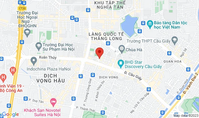 Số 10 Trần Quý Kiên, P. Dịch Vọng, Q. Cầu Giấy