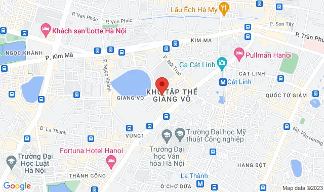 Số 101 D1 Trần Huy Liệu, P. Giảng Võ, Q. Ba Đình 