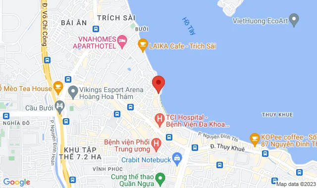 Số 105 đường Trích Sài , P. Bưởi , Q. Tây Hồ