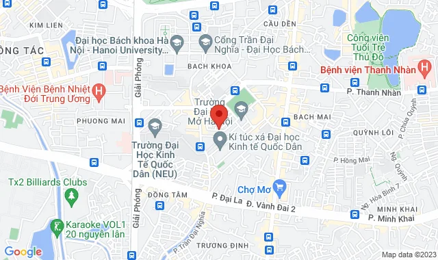 Số 105 K11 B  đường Nguyễn Hiền, P. Bách Khoa, Q. Hai Bà Trưng