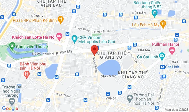 Số 109c ngõ 11 Ngọc Khánh, Q. Ba Đình