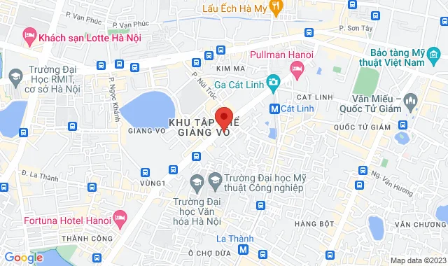 Số 112-113K1 Giảng Võ, Q. Đống Đa  (Gần ngõ 185 Giảng Võ)