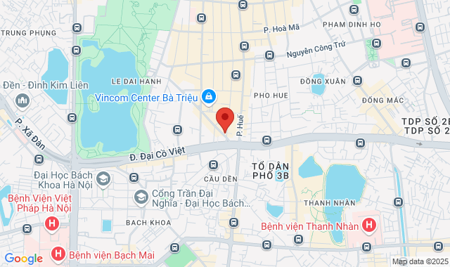 Số 116 Mai Hắc Đế, P. Lê Đại Hành, Q. Hai Bà Trưng