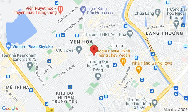 Số 116 Phố Trung Kính, P. Yên Hòa, Q. Cầu Giấy