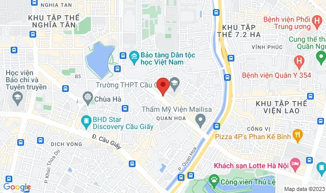 Số 118 đường Nguyễn Khánh Toàn, P. Quan Hoa, Q. Cầu Giấy