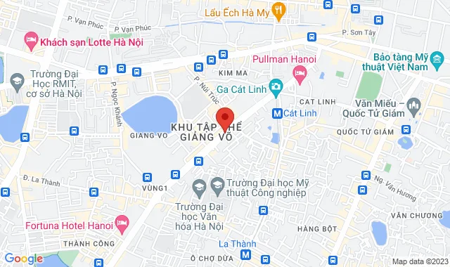 Số 118K1 Giảng Võ, P. Cát Linh, Q. Đống Đa, Hà Nội