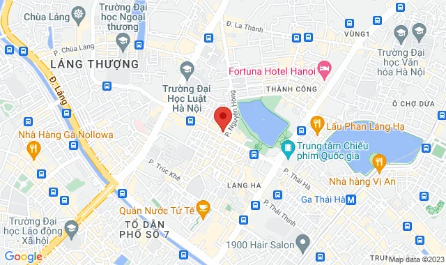 Số 12 Huỳnh Thúc Kháng, P. Thành Công, Q. Đống Đa