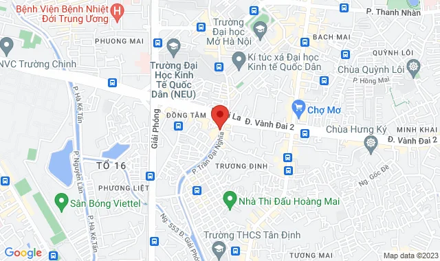 Số 132 Phố Trần Đại Nghĩa, P. Đồng Tâm, Q. Hai Bà Trưng