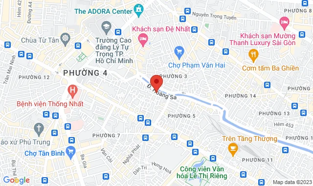 Số 1331, Đường Hoàng Sa, P. 5, Q. Tân Bình