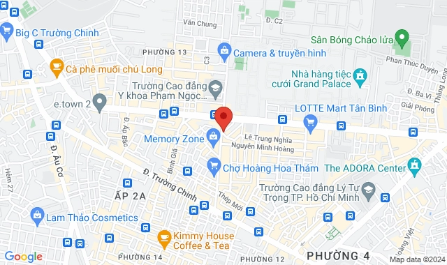 Số 134C Hoàng Hoa Thám, P. 12, Q. Tân Bình