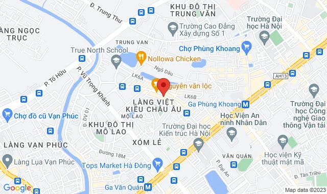 Số 137 Nguyễn Văn Lộc, P. Mỗ Lao, Q. Hà Đông