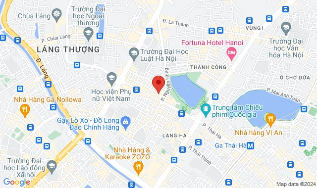 Số 14 Huỳnh Thúc Kháng, P. Thành Công, Q. Đống Đa