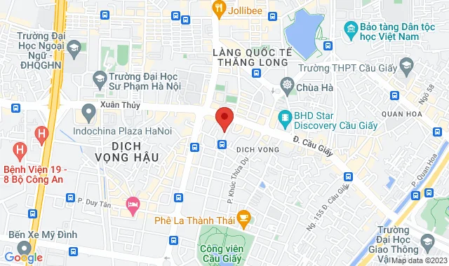 Số 14 Trương Công Giai, P. Dịch Vọng, Q. Cầu Giấy