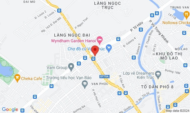 Số 147 Lê Văn Tám, P. Vạn Phúc, Q. Hà đông