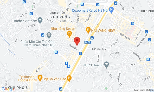 Số 14B Thống Nhất, P. Bình Thọ, TP. Thủ Đức