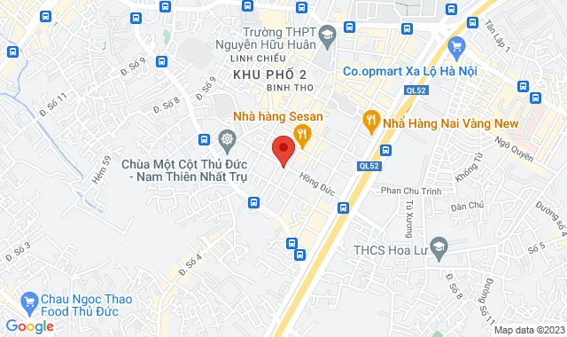 Số 15 Hồng Đức, P. Bình Thọ, Q. Thủ Đức