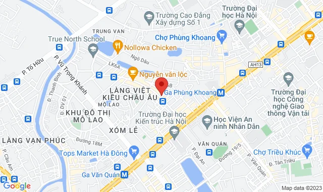 Số 15 Nguyễn Văn Lộc, P. Mộ Lao, Q. Hà Đông
