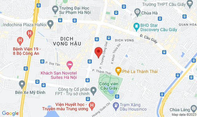 Số 15 Thọ Tháp, P. Dịch Vọng, Q. Cầu Giấy