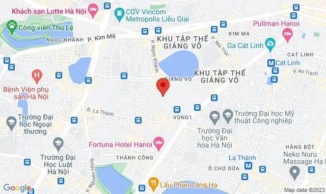 Số 152 Ngọc Khánh, P. Giảng Võ, Q. Ba Đình